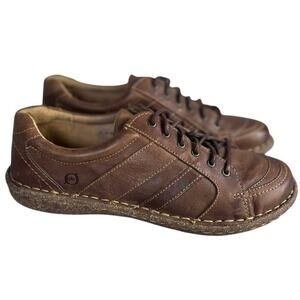 Born Women’s Melissa Brown Leather Lace Oxfords Size-9.5